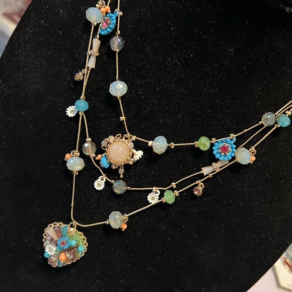 Betsey Johnson Stunning Layered Necklace NWT - Picture 1 of 4